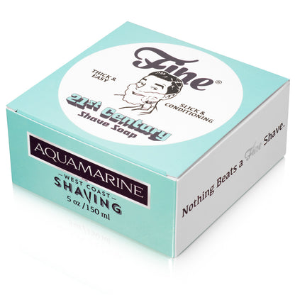 Fine Aquamarine Shaving Soap