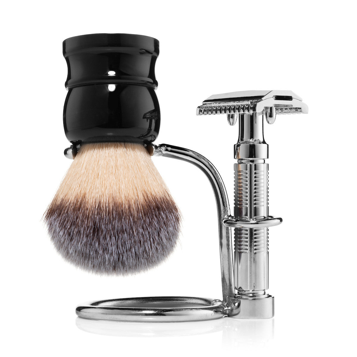 Stout Stand w/ Stout Brush & DE5 Razor